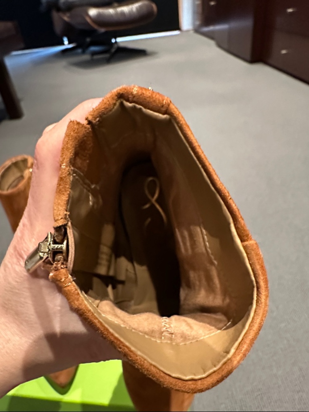 NIB San Edelman Ulissa in Brown Suede - Picture 8 of 14